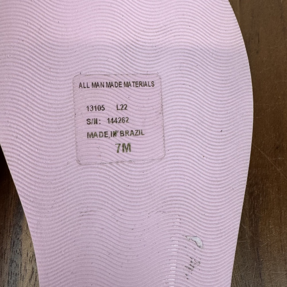 Womens‎ Tory Burch Kira Dark Pink Quilted Casual Thong Flip Flops Sandals Size 7 - Picture 8 of 8